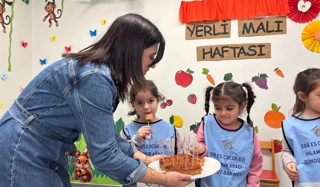 Yerli Malı Haftası’nda çocuklara eğlenceli atölye
