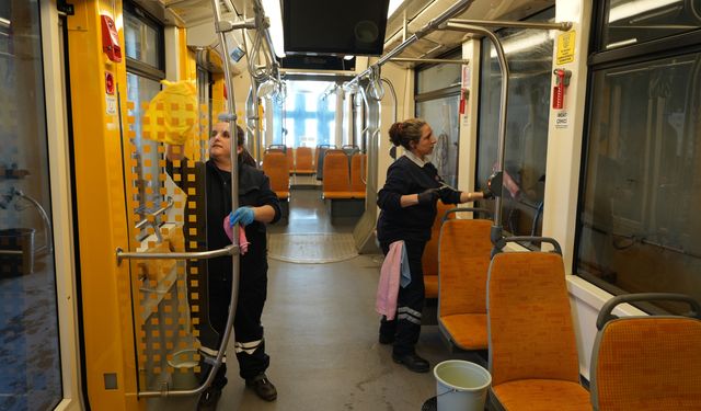 Eskişehir tramvaylarında önemli bakım!