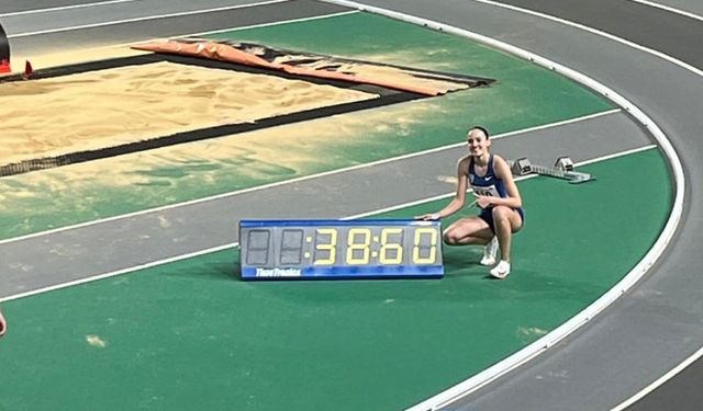 Eskişehirli milli atlet Tulum’dan Türkiye rekoru