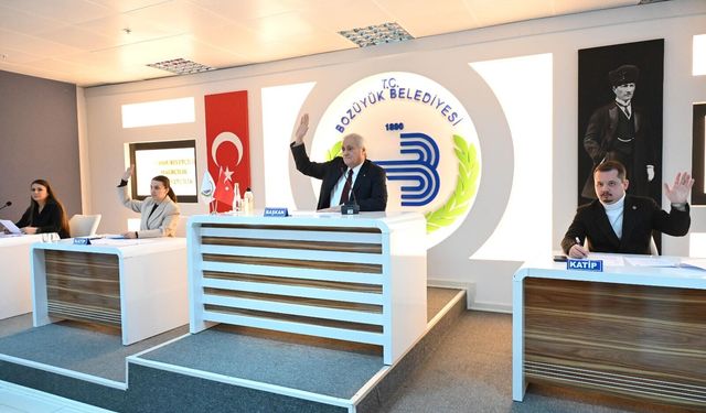 Bozüyük Belediye meclisi toplandı