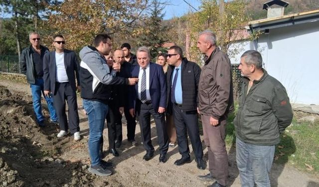 Muratdere Köyü içmesuyu hattı incelendi