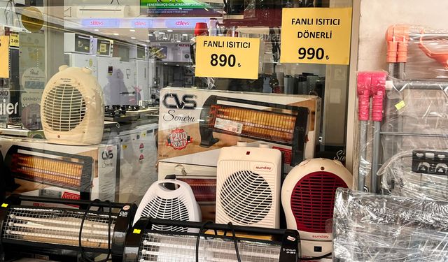 Eskişehir'de fanlı ısıtıcılar ilgi görüyor