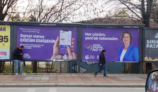 Çözüm Eskişehir afişleri dikkat çekti!