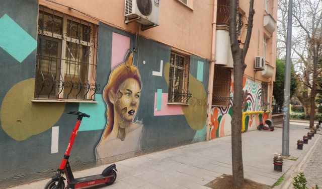 Eskişehir'de sokaklarını güzelleştiren görüntü!