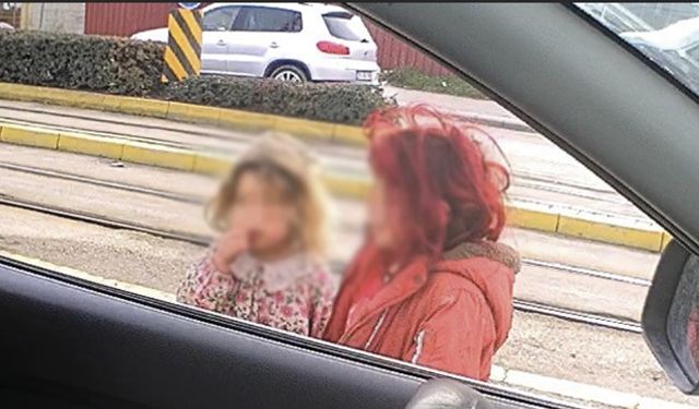 Eskişehir'de soğuk havada yürek sızlatan görüntü!