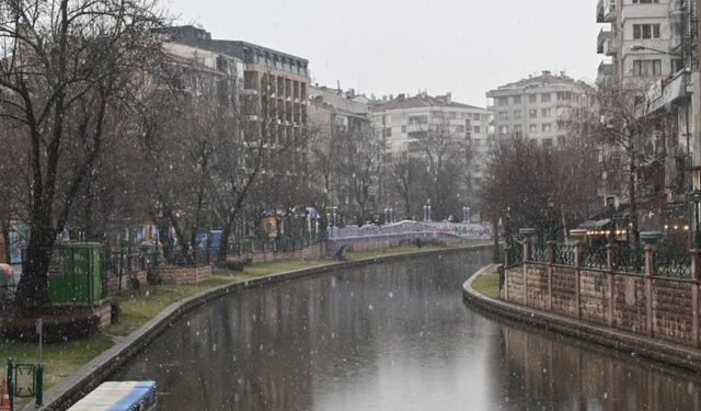Meteoroloji'den Eskişehir için kar uyarısı!