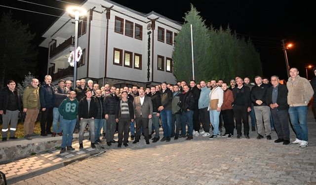 İnönü sakinlerinden Başkan Hamamcı’ya teşekkür ziyareti