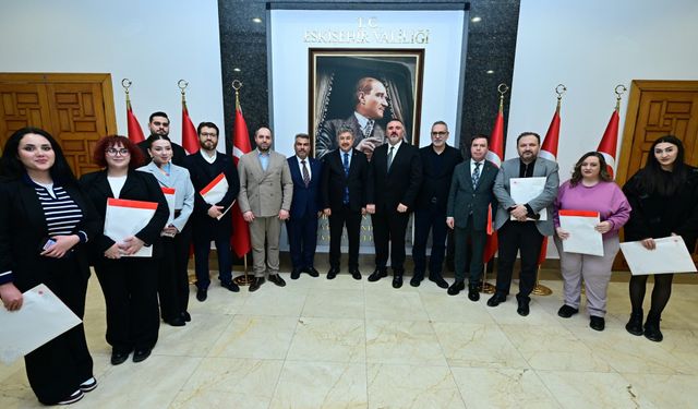 Eskişehir’de basın kartı teslim töreni düzenlendi