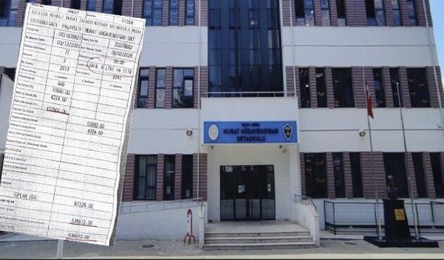 Bilecik’te okula gelen fatura tepki çekti