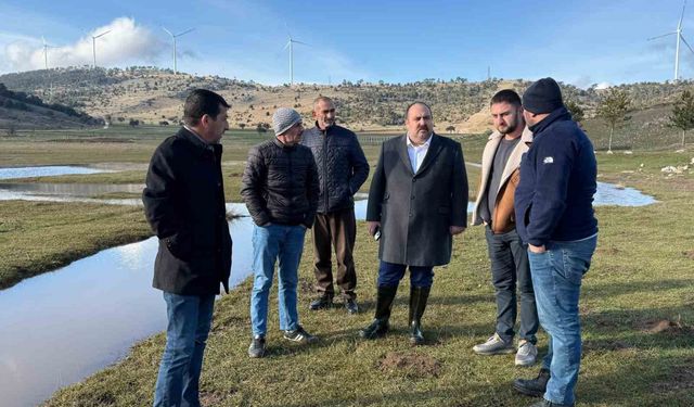 İnönü’de tarımda su yönetimi için saha incelemeleri yapıldı