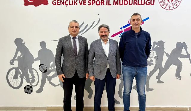 Müdür Kalın’ın önemli misafirleri vardı