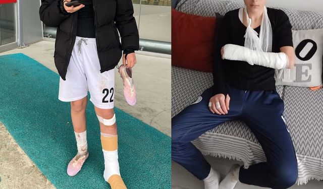 Talihsiz sakatlıklar yaşandı