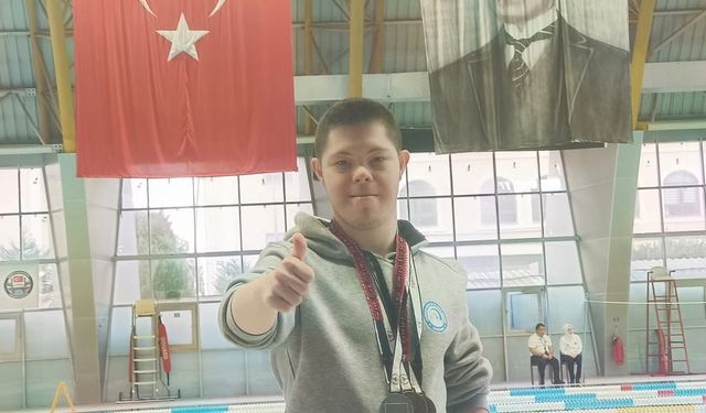 Eskişehirli özel sporcudan Türkiye dereceleri