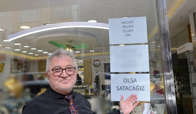 28 yıldır bu mesleği yapıyor, ilk defa yok satıyor!