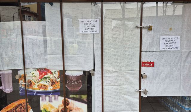 Eskişehir'de esnaftan ramazan tarifesi: Tek tek yazı astılar!