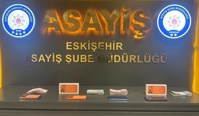 Bursa'da gasp ettiler, Eskişehir'de kıskıvrak yakalandılar!