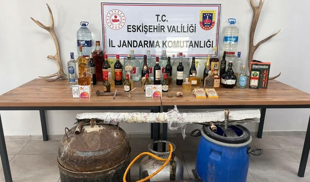 Eskişehir’de kaçak alkol operasyonu!