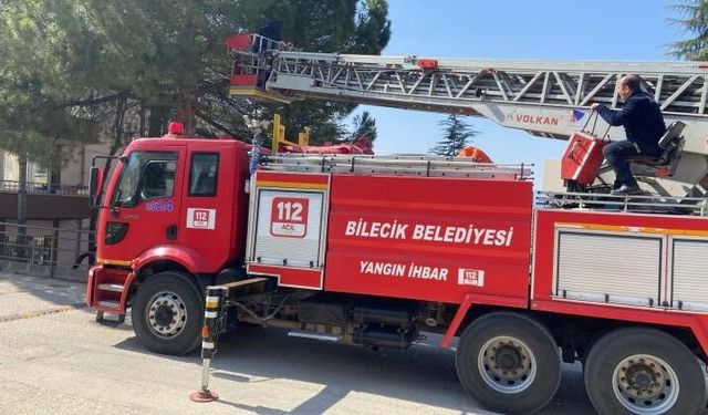 Bilecik'te ağaçta mahsur kaldı, ekipler yardımına koştu!