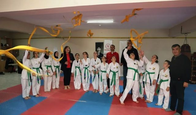 Çifteler’de kuşak sınavı heyecanı yaşandı