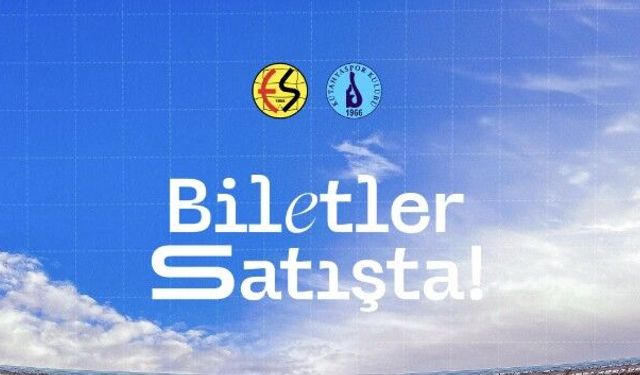 Eskişehirspor-Kütahyaspor maç biletleri satışta!