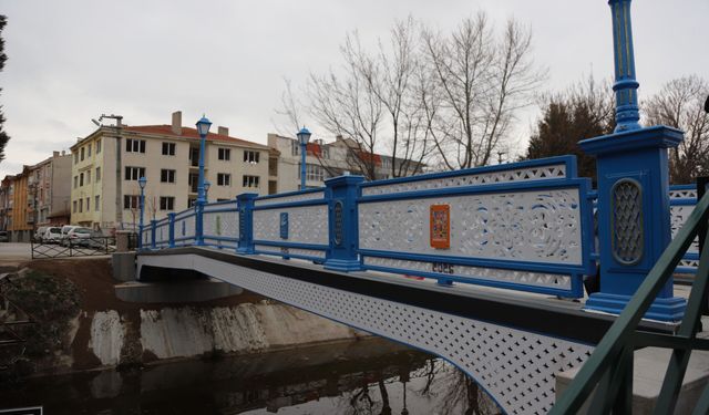 Eskişehir’de yaya trafiğine nefes aldıran köprü!