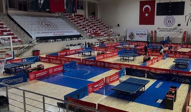 Masa tenisi heyecanı Eskişehir’de yaşandı