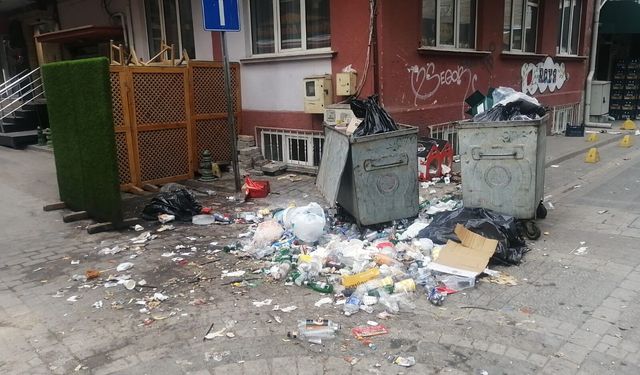 Uyarı var, uyan yok: Eskişehir'de sokaklar çöplüğe döndü