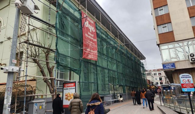 Eskişehir Çarşı Camii'de tadilat süreci devam ediyor!