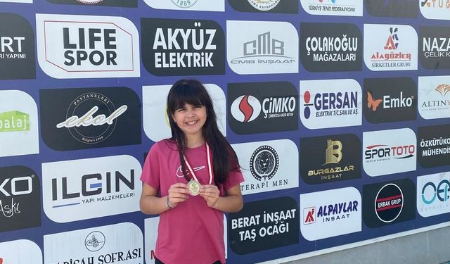 Eskişehirli tenisçiden büyük başarı: Zonguldak’ta şampiyon oldu!