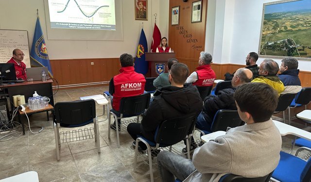 Eskişehir’de afet bilinci eğitimi