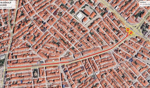 Eskişehir'de sürücüler dikkat: Cadde saatlerce kapalı olacak!