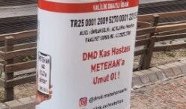 Eskişehir'de DMD Hastası Metehan için umut sürüyor!