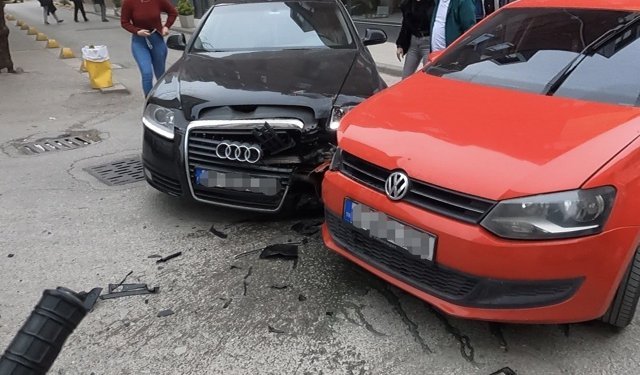 Eskişehir'de dikkatsizlik kazaya neden oldu: O anlar kameralara böyle yansıdı!