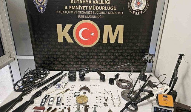 Kütahya’da tarihi eser operasyonu