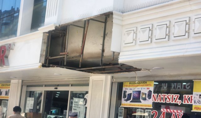 Hamamyolu’nda tehlike saçan bina!