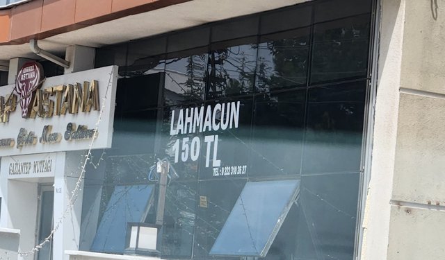 Eskişehir'de lahmacun fiyatları da zamdan nasibini aldı!
