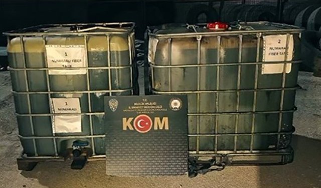 Bilecik’te bin 900 litre kaçak akaryakıt ele geçirildi