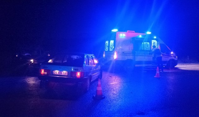 Bilecik OSB girişinde korkutan çarpışma!