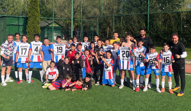 Çelikorduspor adeta gol olup yağdı