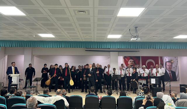 Sarıcakaya’da ilk kez türk halk müziği konseri