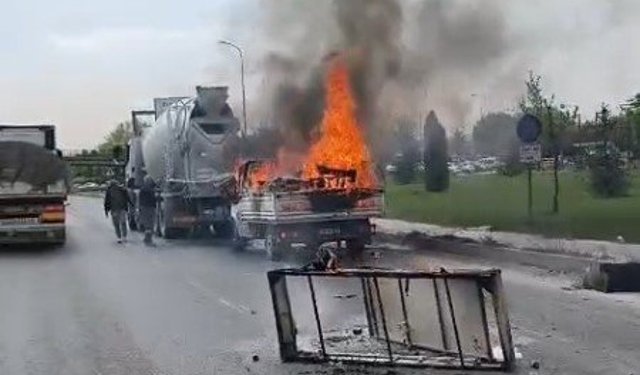 Eskişehir Çevreyolu’nda bir yangın daha: Facia son anda önlendi!