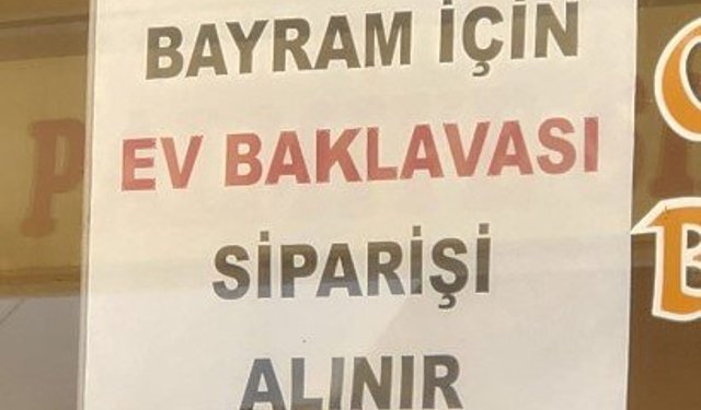 Eskişehir'de Bayram öncesi baklava siparişleri başladı