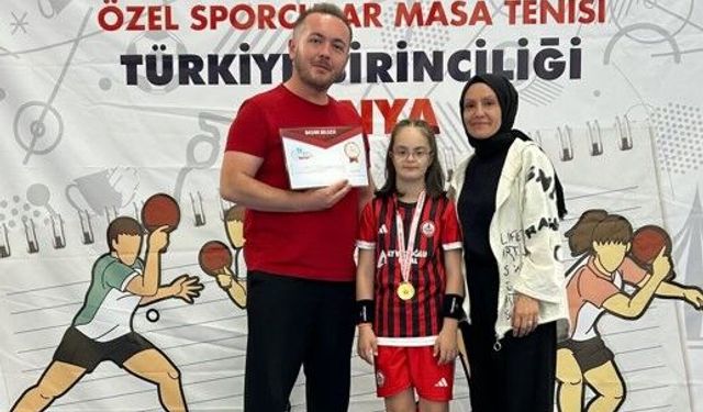Gurur dolu başarı!
