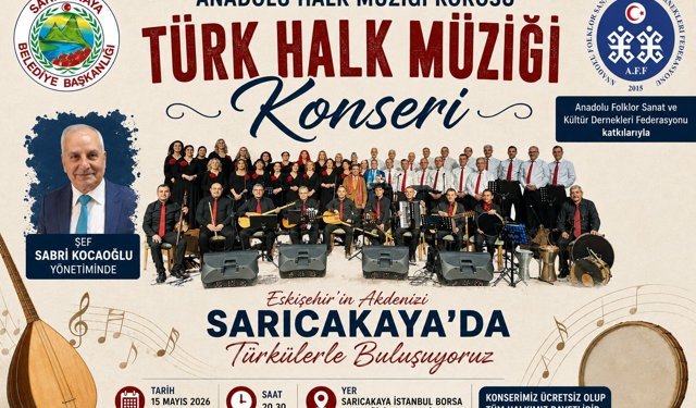 Eskişehir’in Akdenizi'nde Türk Halk Müziği konseri