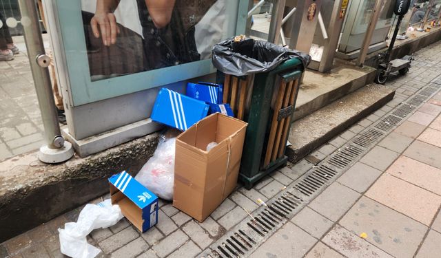 Eskişehir'de çöp kenarındaki atıklar kirliliğine neden oluyor