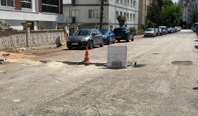 Eskişehir’de çukur için ilginç çözüm