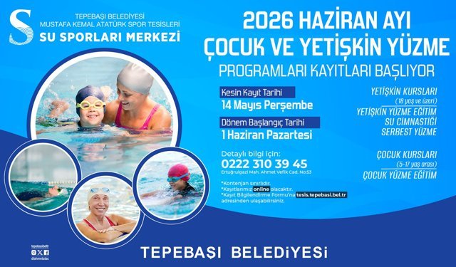 Eskişehir'de yüzme öğrenmek isteyenlere müjde: Son bir gün kaldı!