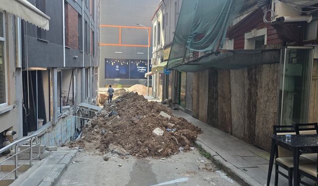 Bilecik'te inşaat çalışması mahalleliyi isyan ettirdi