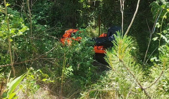 Bilecik’te ATV dere yatağına uçtu! 3 kişi yaralandı