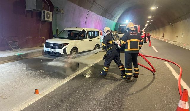 Osmangazi Tüneli’nde gerçeği aratmayan acil durum tatbikatı